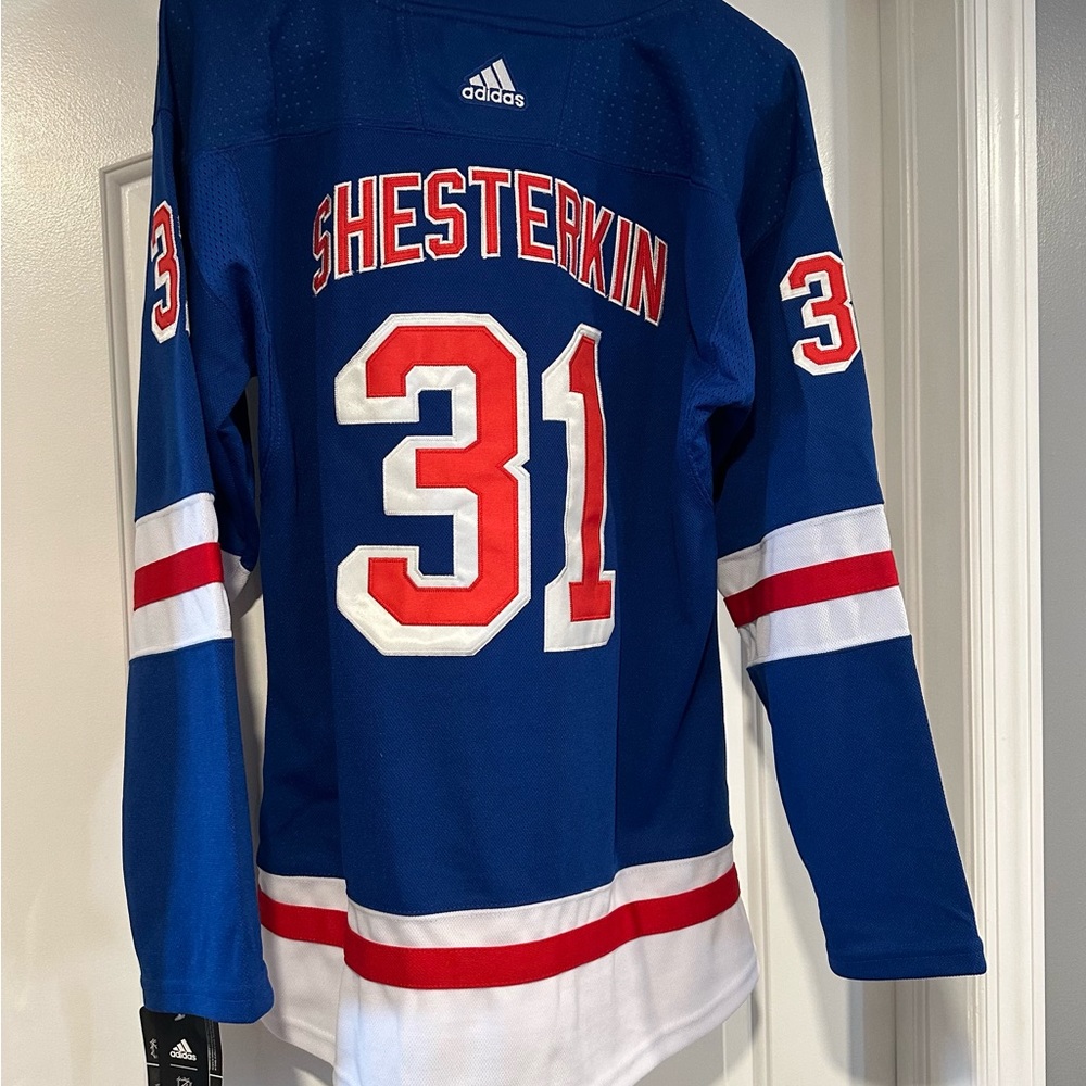 Igor Shesterkin #31 New York Rangers Women’s Cut Size Large Jersey
